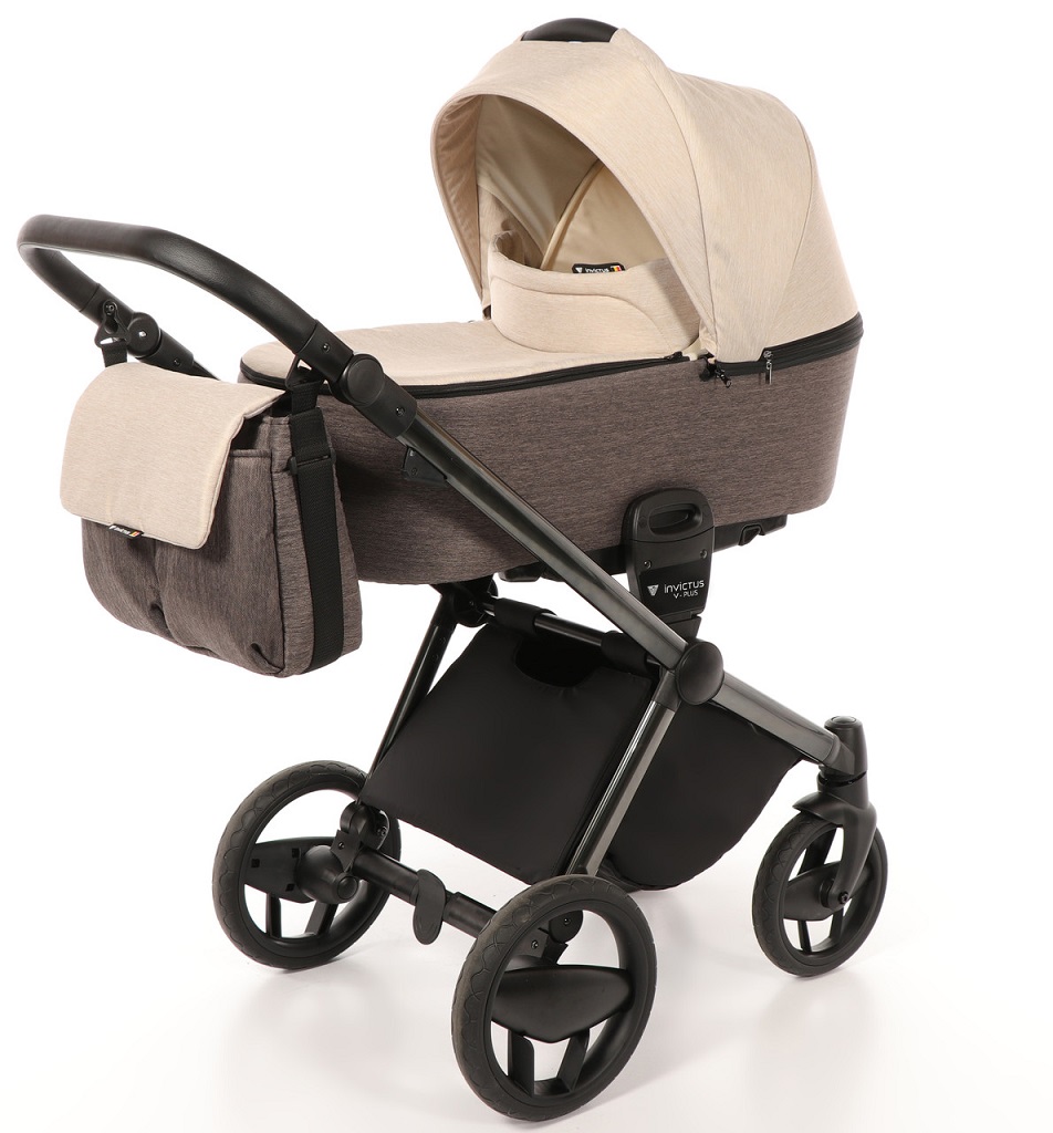 Invictus V-Plus col.03 (bēša) 3in1 Bērnu universālie rati 3 vienā